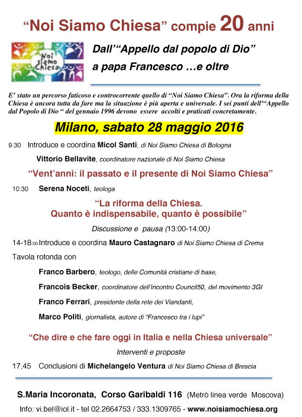Locandina-Ventennale-Noi-Siamo-Chiesa-28-maggio-2016-Milano