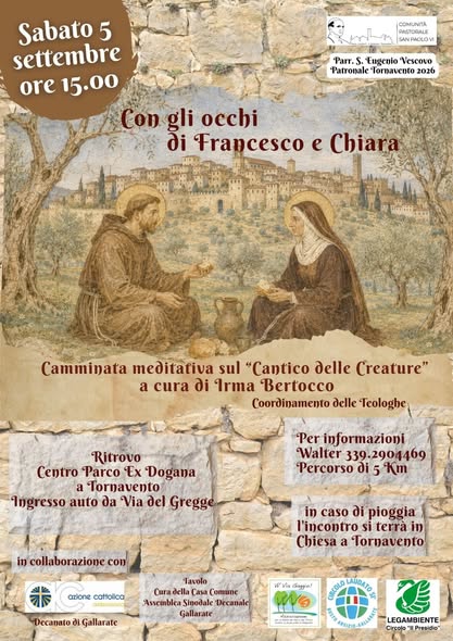05.09.2026, GALLARATE (MI): Con gli occhi di Francesco e Chiara