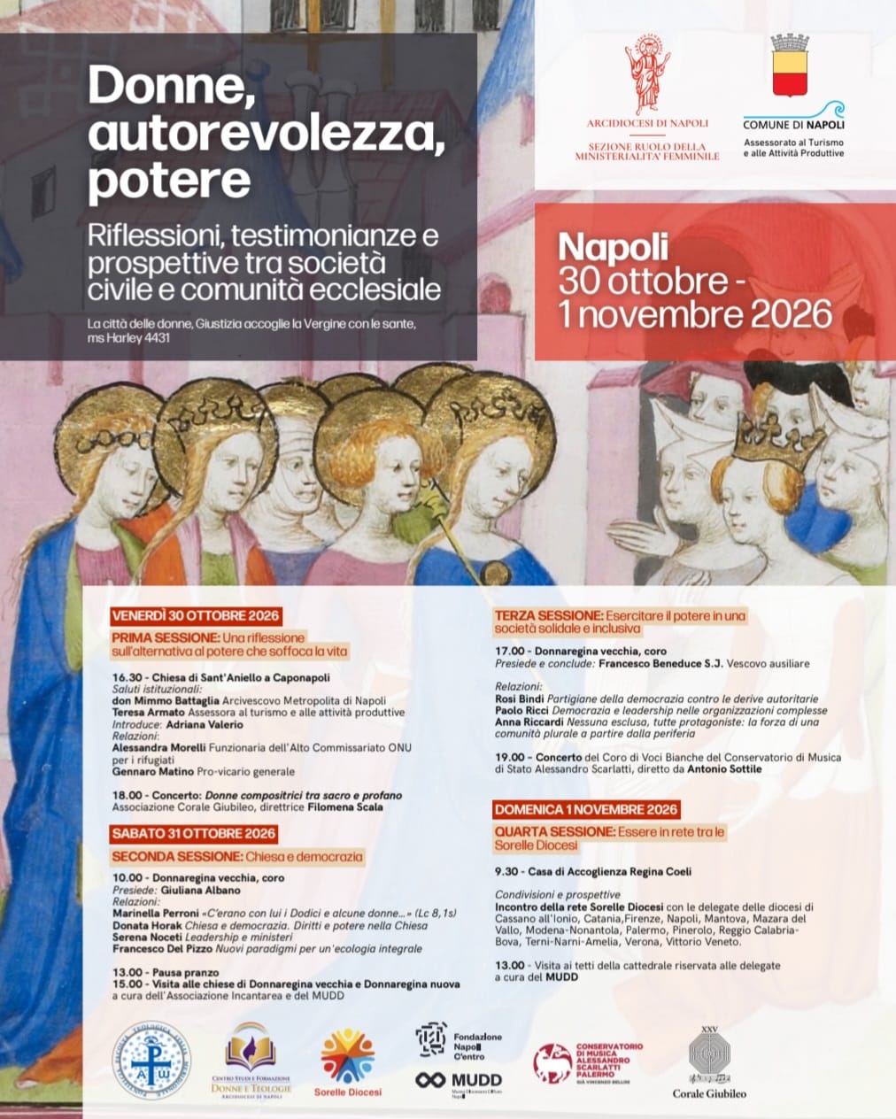 30.10/01.11, NAPOLI: Donne Autorevolezza Potere